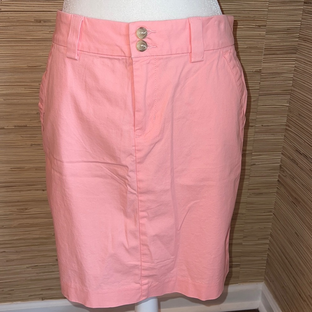 Tommy Hilfiger pink salmon pencil skirt size 6 skirt nwt!